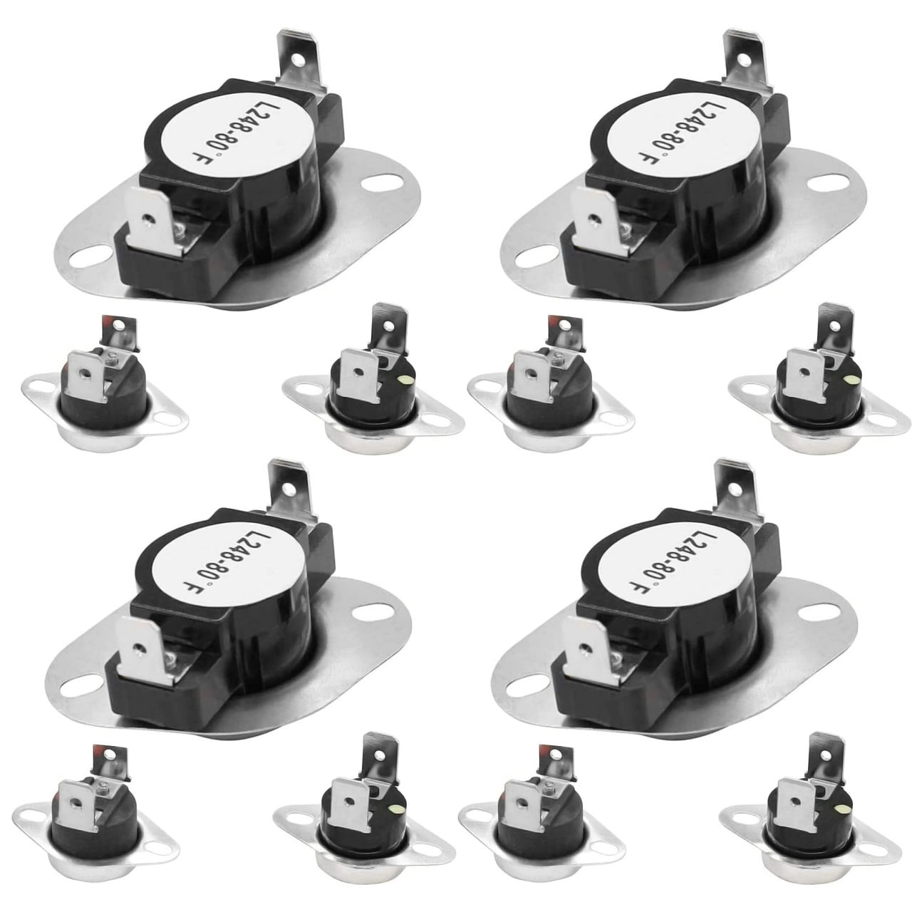 Scaroo LA-1053 Dry Hot Thermal Fuse Kit Compatible with Maytag 53-0143 4-Pack