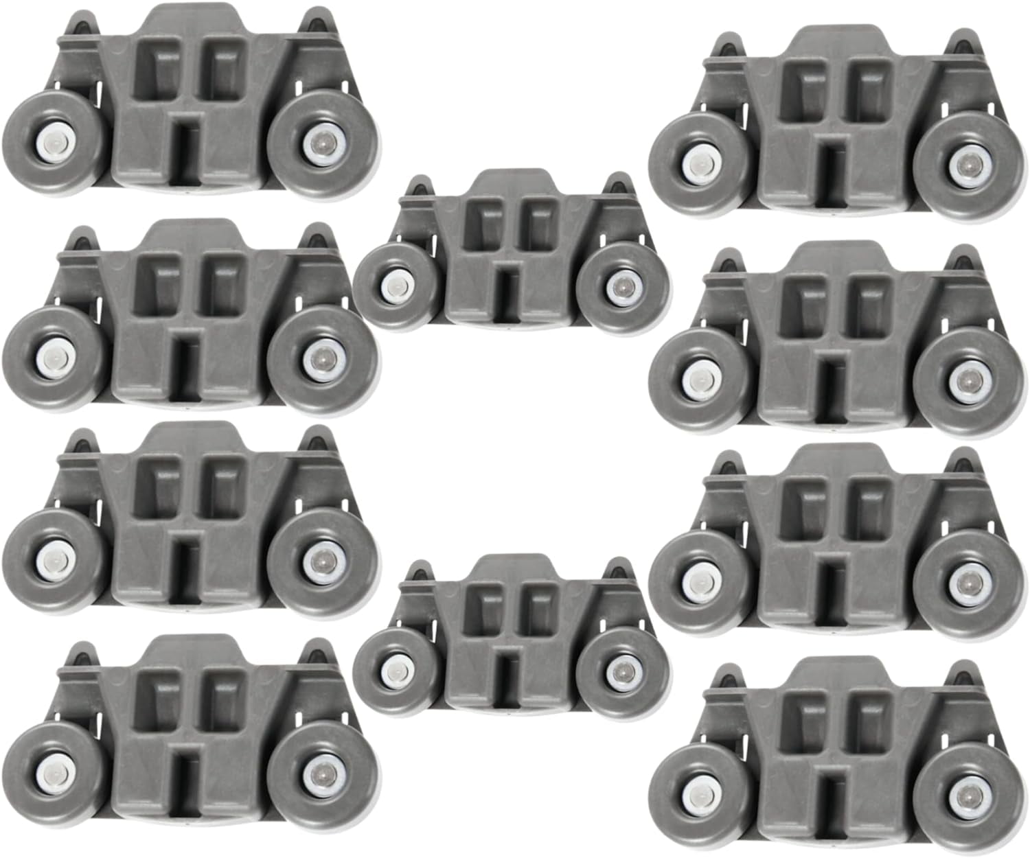 Scaroo W10195416V Dishwasher Wheel Dish Rack Roller for Maytag 10-Pack
