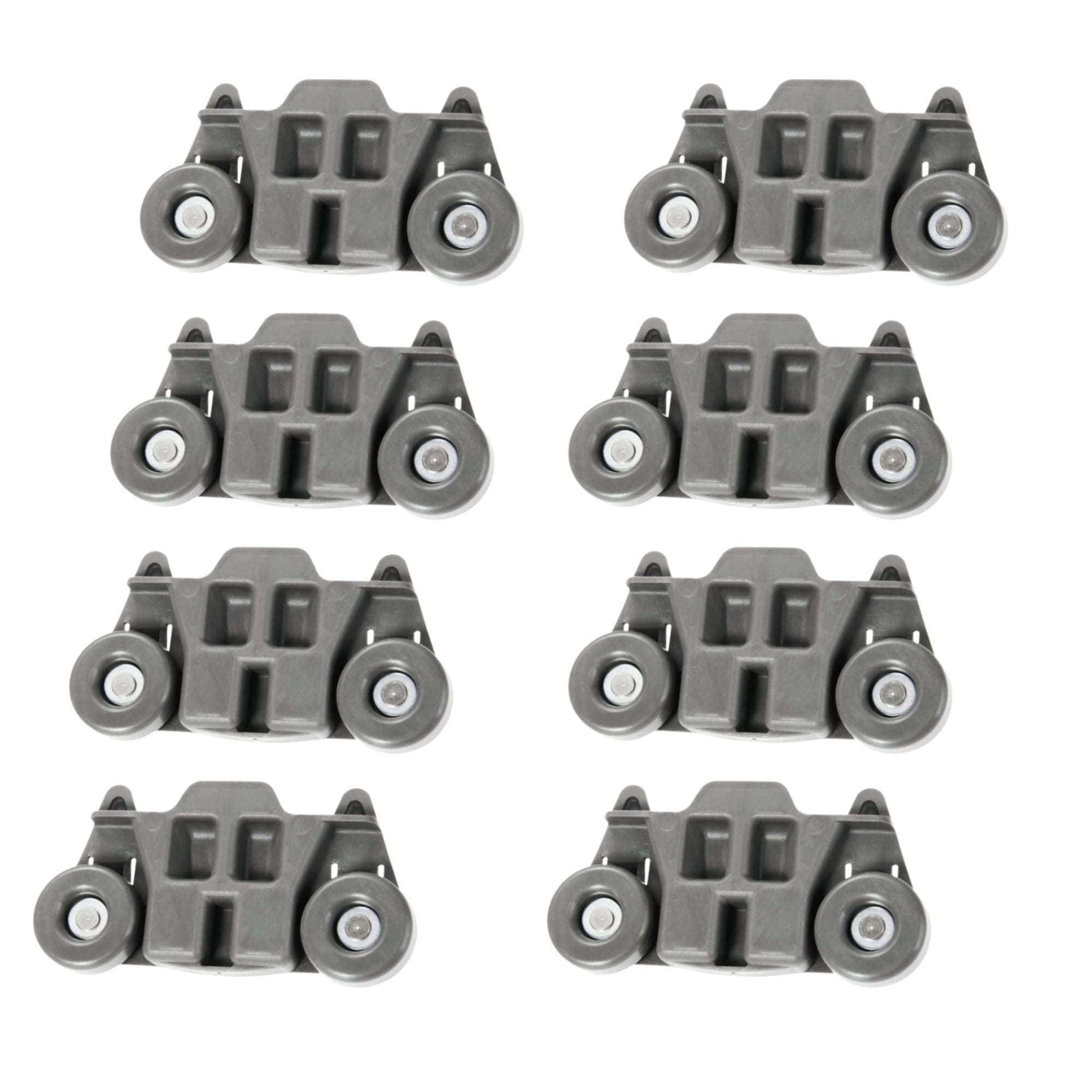 Scaroo W10195416V Dishwasher Wheel Dish Rack Roller for Maytag 8-Pack