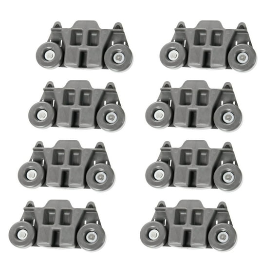 Scaroo W10195416V Dishwasher Wheel Dish Rack Roller for Maytag 8-Pack