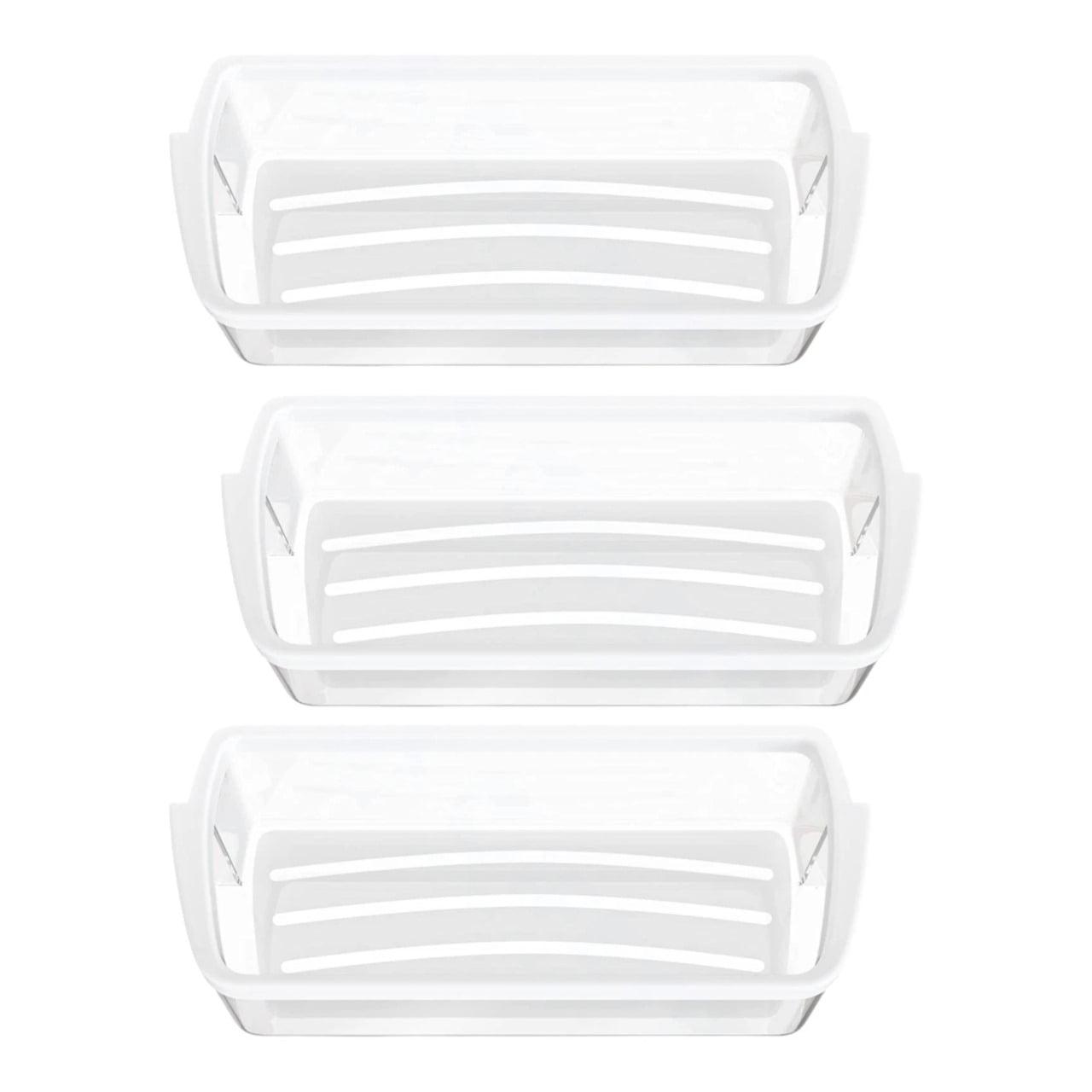 Scaroo W10321304 Door Shelf Bin Compatible With Whirlpool Replaces 2171046 3-Pack