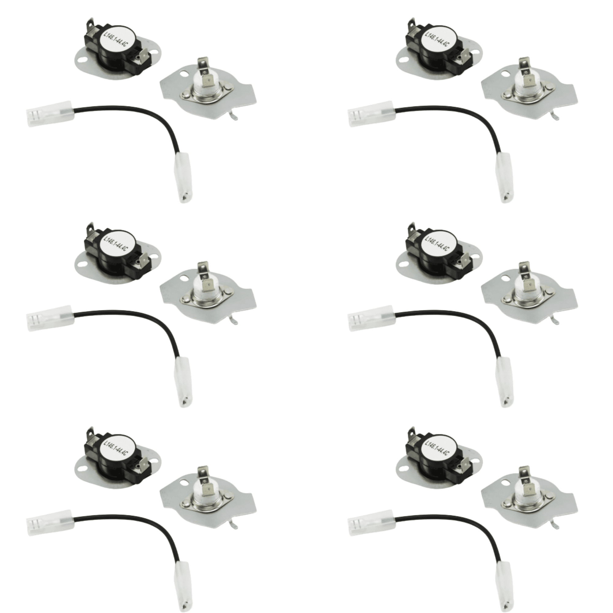 Scaroo W10480709 Dryer Thermostat Fuse Kit for Whirlpool 6-Pack
