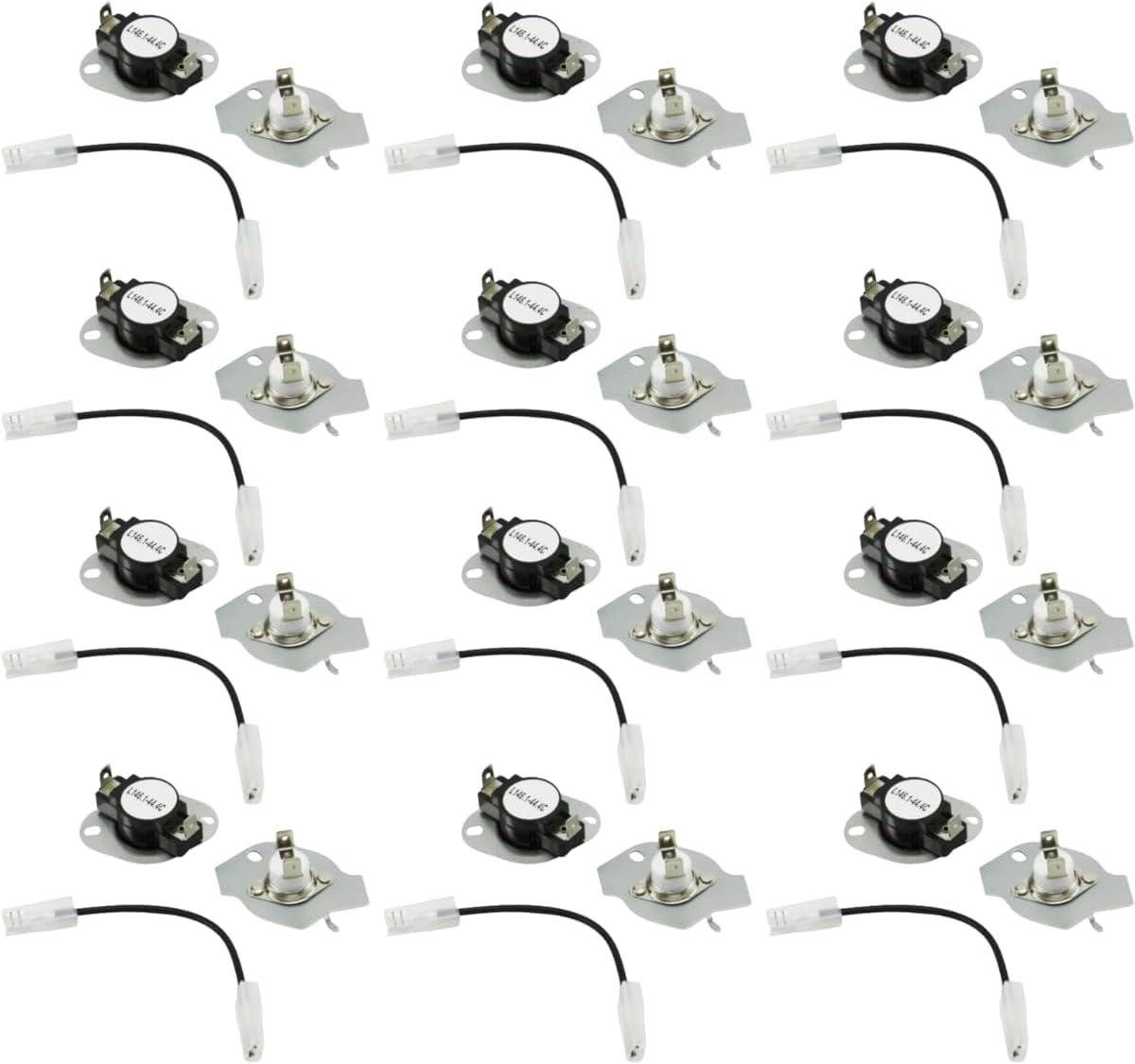 Scaroo W10480709 Dryer Thermostat Kit Fit for Whirlpool 3403140 12-Pack