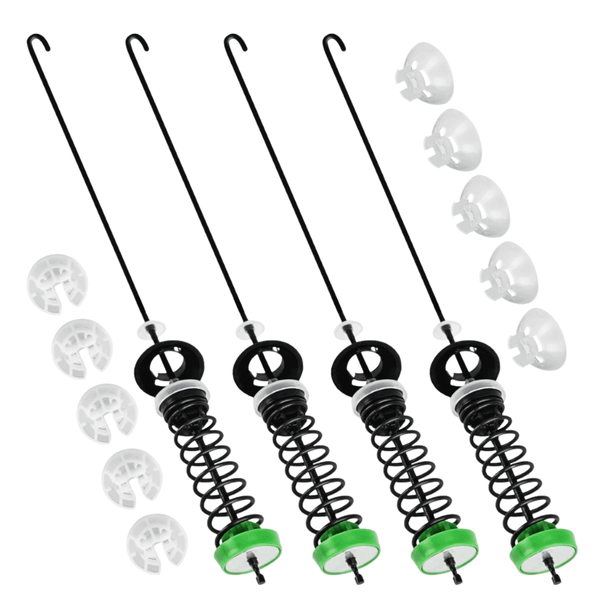 Scaroo W11130362 Washer Suspension Rod Kit For Maytag, Whirlpool MVWC565FW2 4-PCS