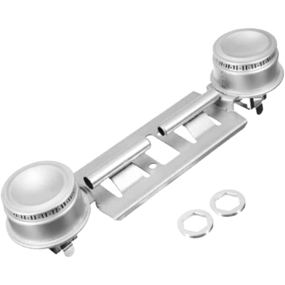 Scaroo WB16K10026 Cookware Double Burner Assembly Compatible GE WB29K0017