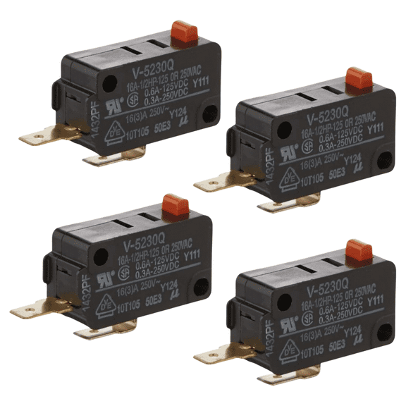 Scaroo WB24X829 Microwave Door Switch Compatible with GE WB24X0368 4-Pack