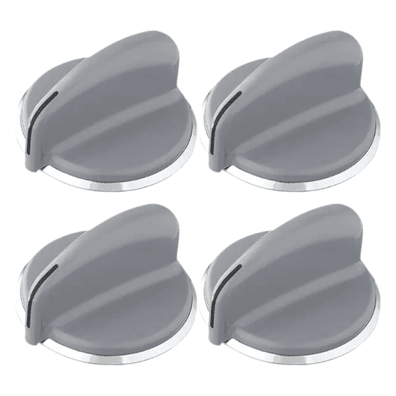 Scaroo WH01X10462 Dryer & Washing Machine Gray Control Knob compatible GE 4-Pack