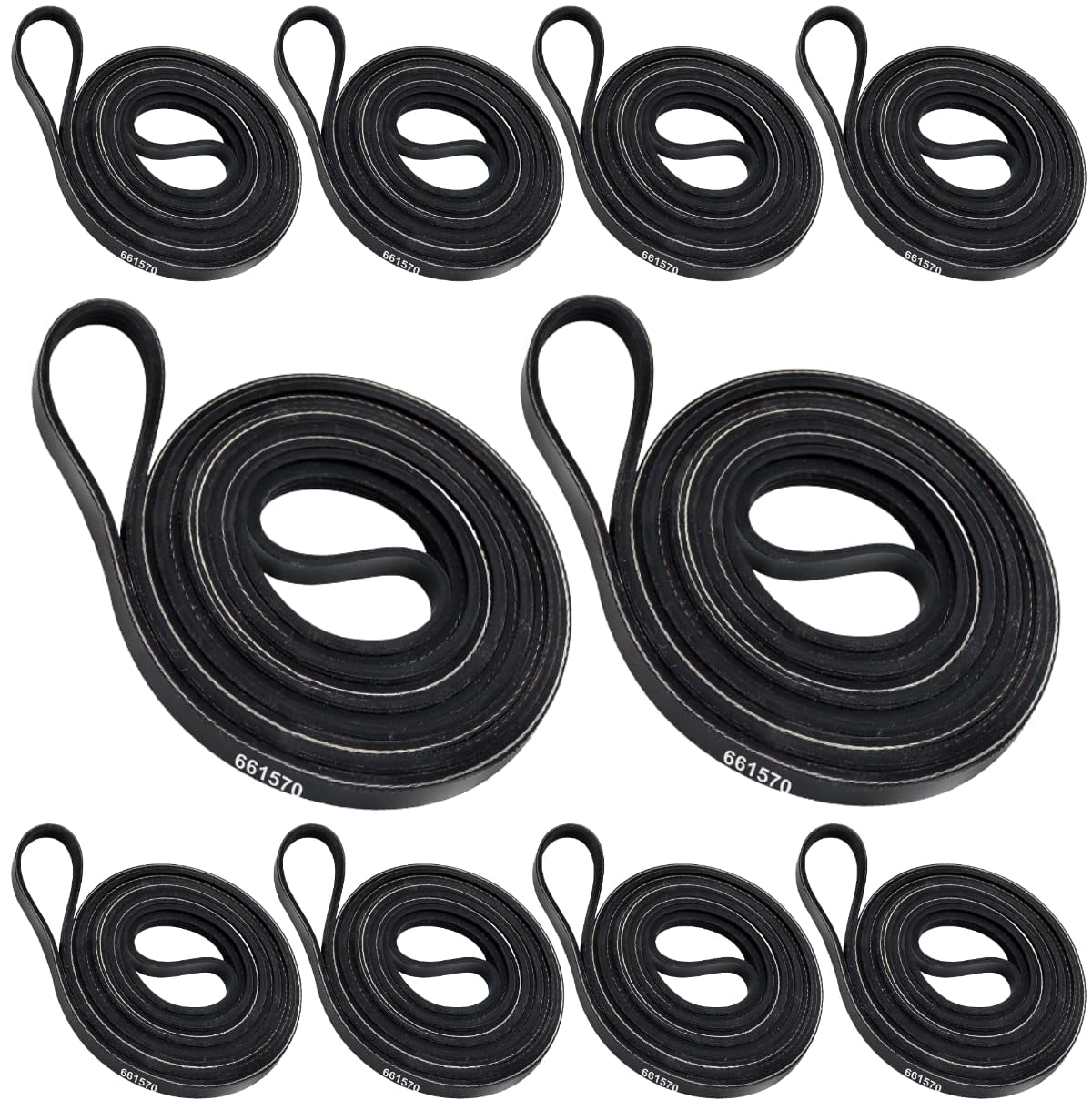 Scaroo WP40111201 Dryer Belt 511255P AP6009126 40051501 40051502  (10-Pack)