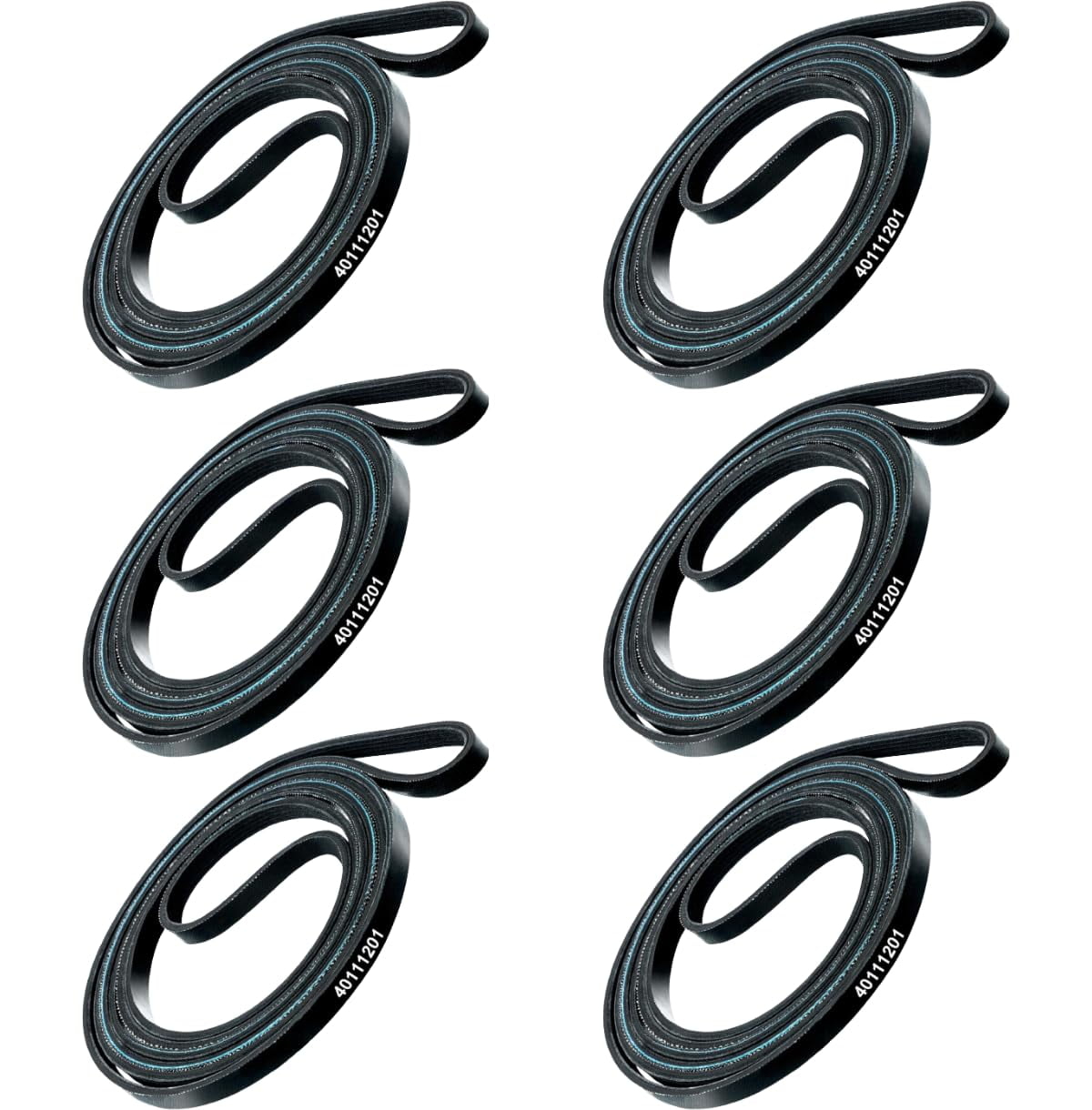 Scaroo WP40111201 Dryer Belt 511255P AP6009126 40051501 40051502  (6-Pack)