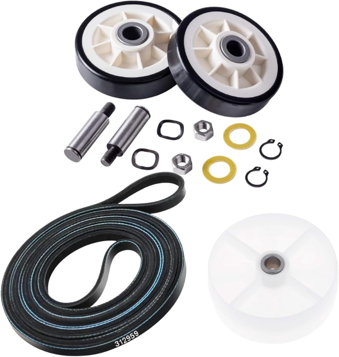 Scaroo Y312959, 303373K, 6-3037050 Dryer Repair Kit Compatible with Maytag