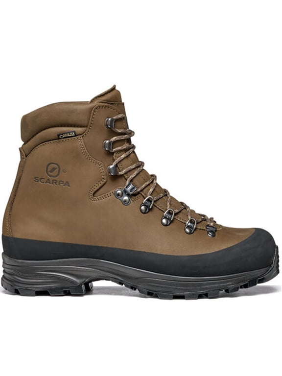Nubuck Leather Backpacking Boots With Gore-Tex Protection Brown (Men's)