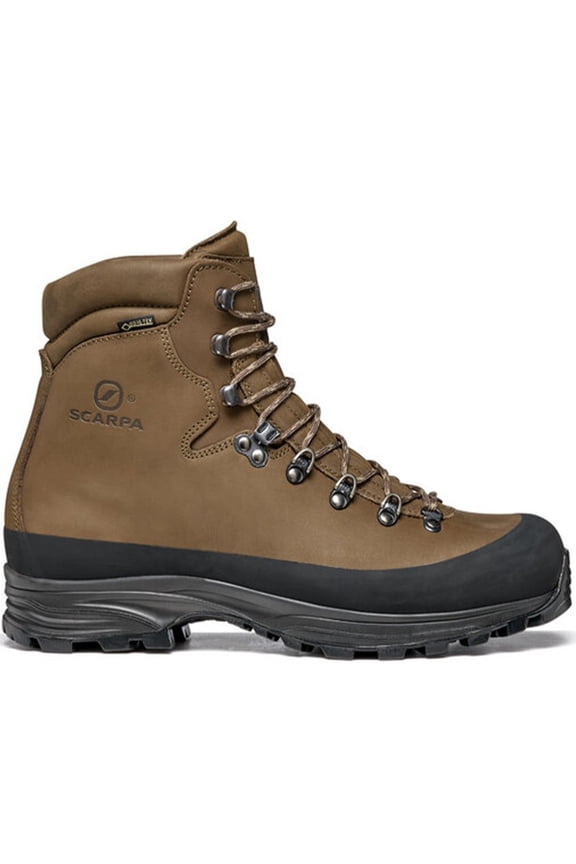 Nubuck Leather Backpacking Boots With Gore-Tex Protection Brown (Men's)