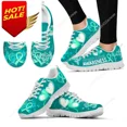 thumbnail image 1 of Scarpe da Tennis da donna consapevolezza del cancro al seno Design a nastro rosa Sneakers da corsa resistenti allo sporco Zapato, 1 of 9