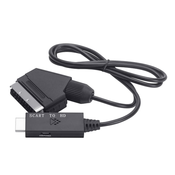Scart to HDMI-Compatible Adapter 1080p60Hz/720p60Hz HDMI-Compatible Output
