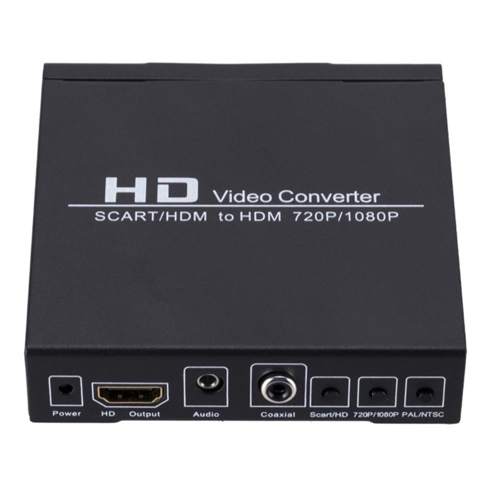 Digital SCART to HDMI-compatible Converter Cable SCART in HDMI Out HD  720P/1080P Switch AV Adapter for HDTV/DVD/PS3/PAL/NTSC