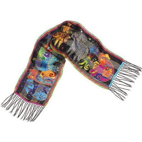 Scarves-Dogs & Doggies W/Fringe