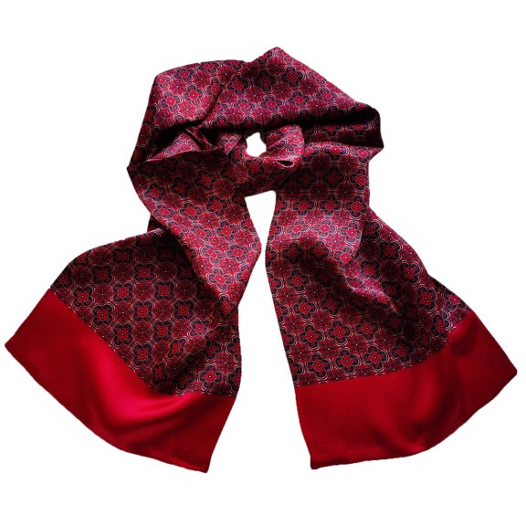 Scarves for Men 100 Silk Scarf Double Layers Classic Casual Formal Business Wedding Party