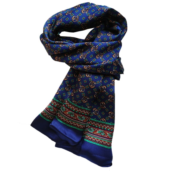 Scarves for Men 100 Silk Scarf Double Layers Classic Casual Formal Business Wedding Party