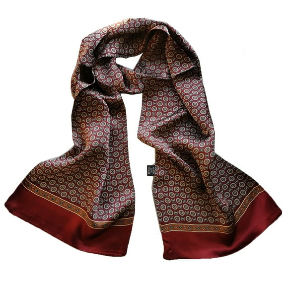 Scarves for Men 100 Silk Scarf Double Layers Classic Casual Formal Business Wedding Party