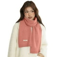 thumbnail image 1 of Scarves for Women Lightweight Fall Winter Neck Warmer Wool Lightweight Pink Winter Scarf, 1 of 5