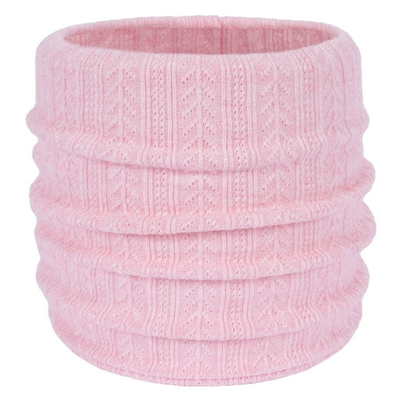 Scarves for Women Winter Scarf Neck Warmer Men Neck Gaiter Women Scarf Winter Double Layer Thick Knit Circle Loop Scarf Warm Windproof