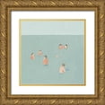 thumbnail image 1 of Scarvey, Emma 12x12 Gold Ornate Wood Framed with Double Matting Museum Art Print Titled - The Swimmers II, 1 of 4