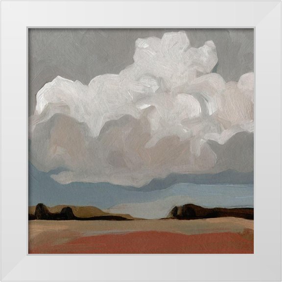 Scarvey, Emma 12x12 White Modern Wood Framed Museum Art Print Titled - Cloud Formation I