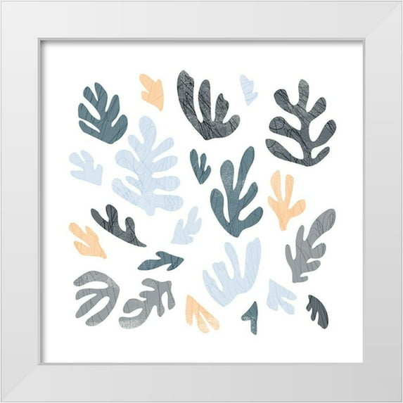 Scarvey, Emma 12x12 White Modern Wood Framed Museum Art Print Titled - Matisse Salad I