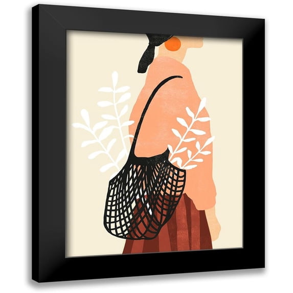 Scarvey, Emma 12x14 Black Modern Framed Museum Art Print Titled - Gatherer I