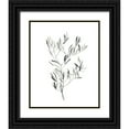 thumbnail image 1 of Scarvey, Emma 12x14 Black Ornate Wood Framed with Double Matting Museum Art Print Titled - Paynes Grey Botanicals IV, 1 of 4