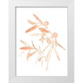 thumbnail image 1 of Scarvey, Emma 12x14 White Modern Wood Framed Museum Art Print Titled - Blush Olive Branch IV, 1 of 4