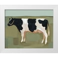 thumbnail image 1 of Scarvey, Emma 14x12 White Modern Wood Framed Museum Art Print Titled - Bovine Portrait II, 1 of 4