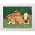 thumbnail image 1 of Scarvey, Emma 14x12 White Modern Wood Framed Museum Art Print Titled - Bucolic Sunday I, 1 of 4