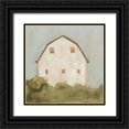 thumbnail image 1 of Scarvey, Emma 15x15 Black Ornate Wood Framed with Double Matting Museum Art Print Titled - Serene Barn III, 1 of 4
