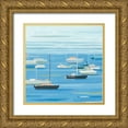 thumbnail image 1 of Scarvey, Emma 15x15 Gold Ornate Wood Framed with Double Matting Museum Art Print Titled - Summer Regatta II, 1 of 4