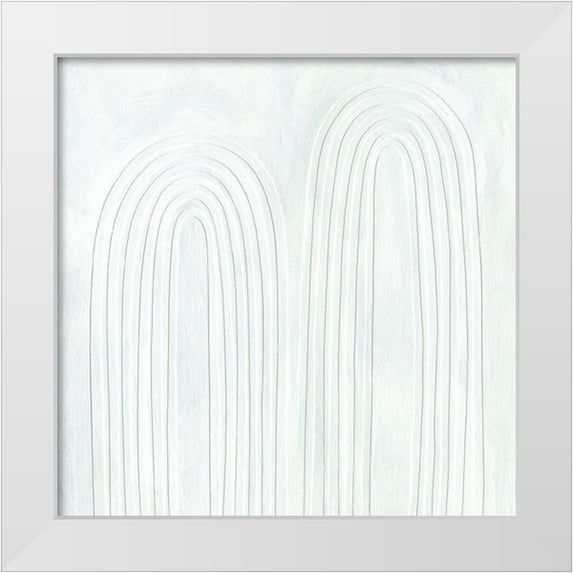 Scarvey, Emma 15x15 White Modern Wood Framed Museum Art Print Titled - Dos Arcoiris II