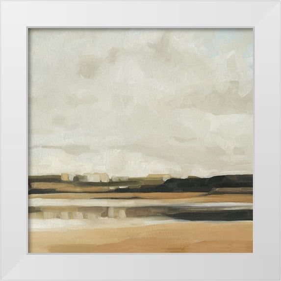 Scarvey, Emma 15x15 White Modern Wood Framed Museum Art Print Titled - Wattwanderung II