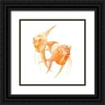 thumbnail image 1 of Scarvey, Emma 20x20 Black Ornate Wood Framed with Double Matting Museum Art Print Titled - Discus Fish IV, 1 of 4