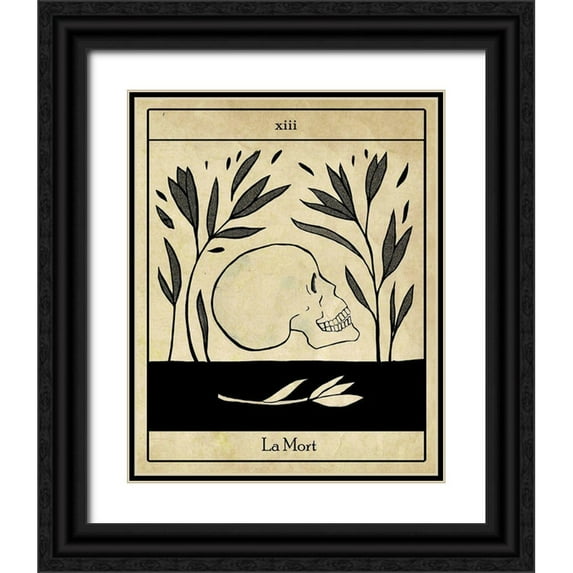 Scarvey, Emma 20x24 Black Ornate Wood Framed with Double Matting Museum Art Print Titled - All Hallows Eve II