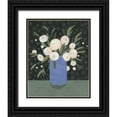 thumbnail image 1 of Scarvey, Emma 20x24 Black Ornate Wood Framed with Double Matting Museum Art Print Titled - Mason Jar Bouquet I, 1 of 4