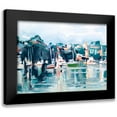 thumbnail image 1 of Scarvey, Emma 24x19 Black Modern Framed Museum Art Print Titled - Watercolor Bay II, 1 of 5