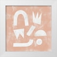 thumbnail image 1 of Scarvey, Emma 26x26 White Modern Wood Framed Museum Art Print Titled - Pink Ratio I, 1 of 4