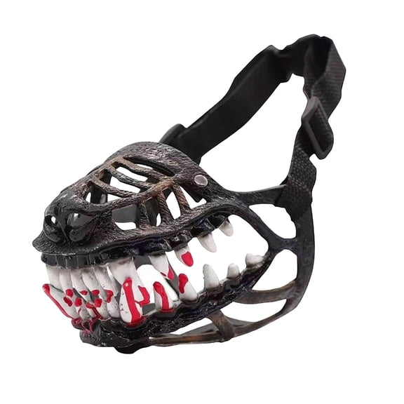 Scary Animal Mouth For Cats Rabbits Pigs Muzzle Halloween Cosplay Training Adjustable Breathable