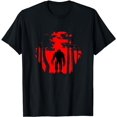 thumbnail image 1 of Scary Bigfoot in the woods T-Shirt, 1 of 5