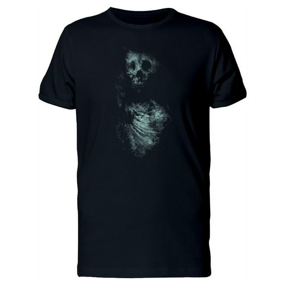 Scary Blue Skeleton Body Tee Men's -Image by Shutterstock