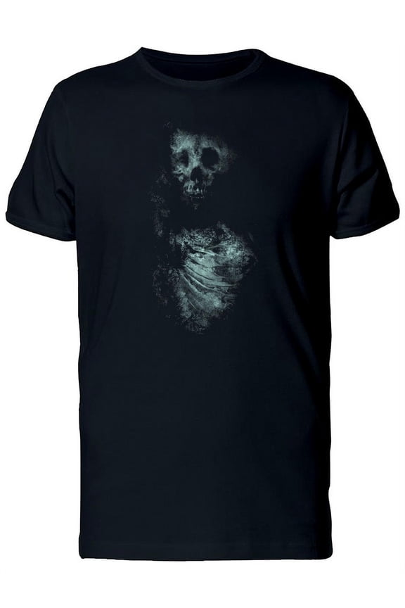 Scary Blue Skeleton Body Tee Men's -Image by Shutterstock