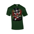 thumbnail image 1 of Scary Clown Crazy Clown In A Top Hat Spooky Jester Creepy Spooky Tee-Forest-XXXL, 1 of 4