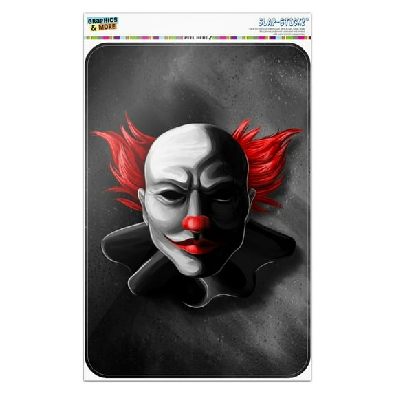 Scary Clown Face Home Business Office Sign