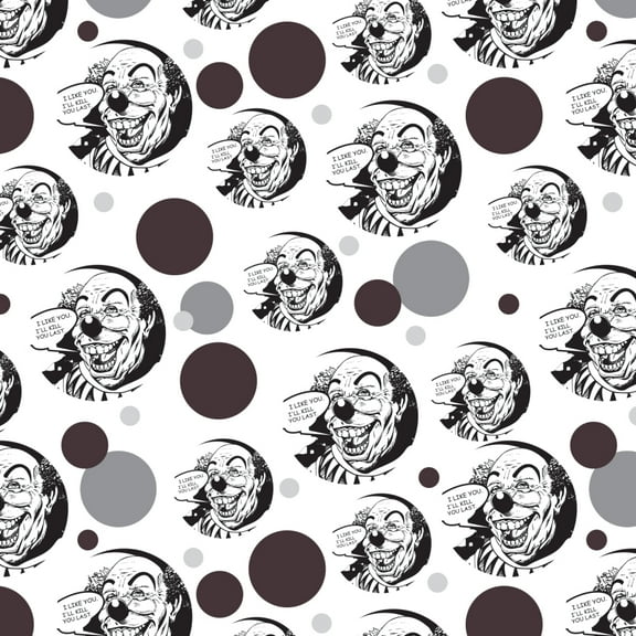 Scary Clown I Like You Kill You Last Funny Humor Premium Gift Wrap Wrapping Paper Roll