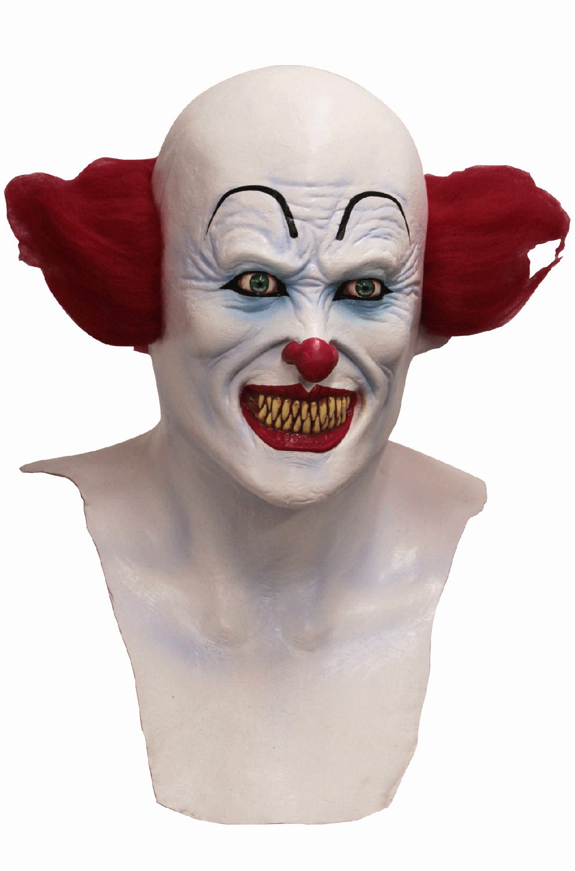 Scary Clown Mask Adult Halloween Accessory